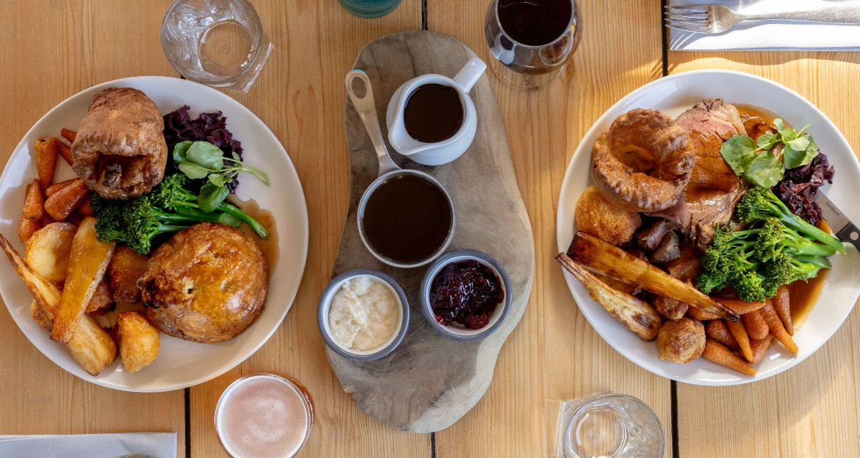 Roast dinner at The Cow, Tapnell Farm